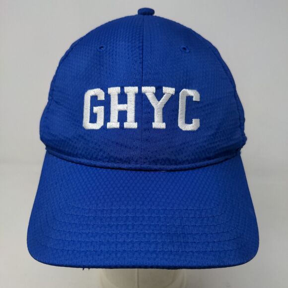 Under Armour Men's Strapback Hat Blue Embroidered GHYC Logo Polyester - Picture 2 of 8